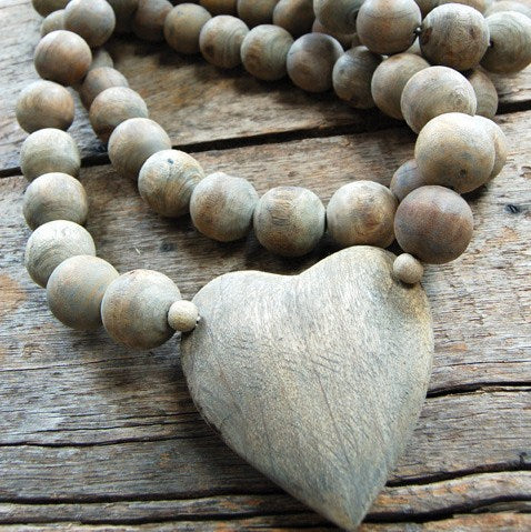 Heart Prayer Beads Large - Canvas n' Decor USA